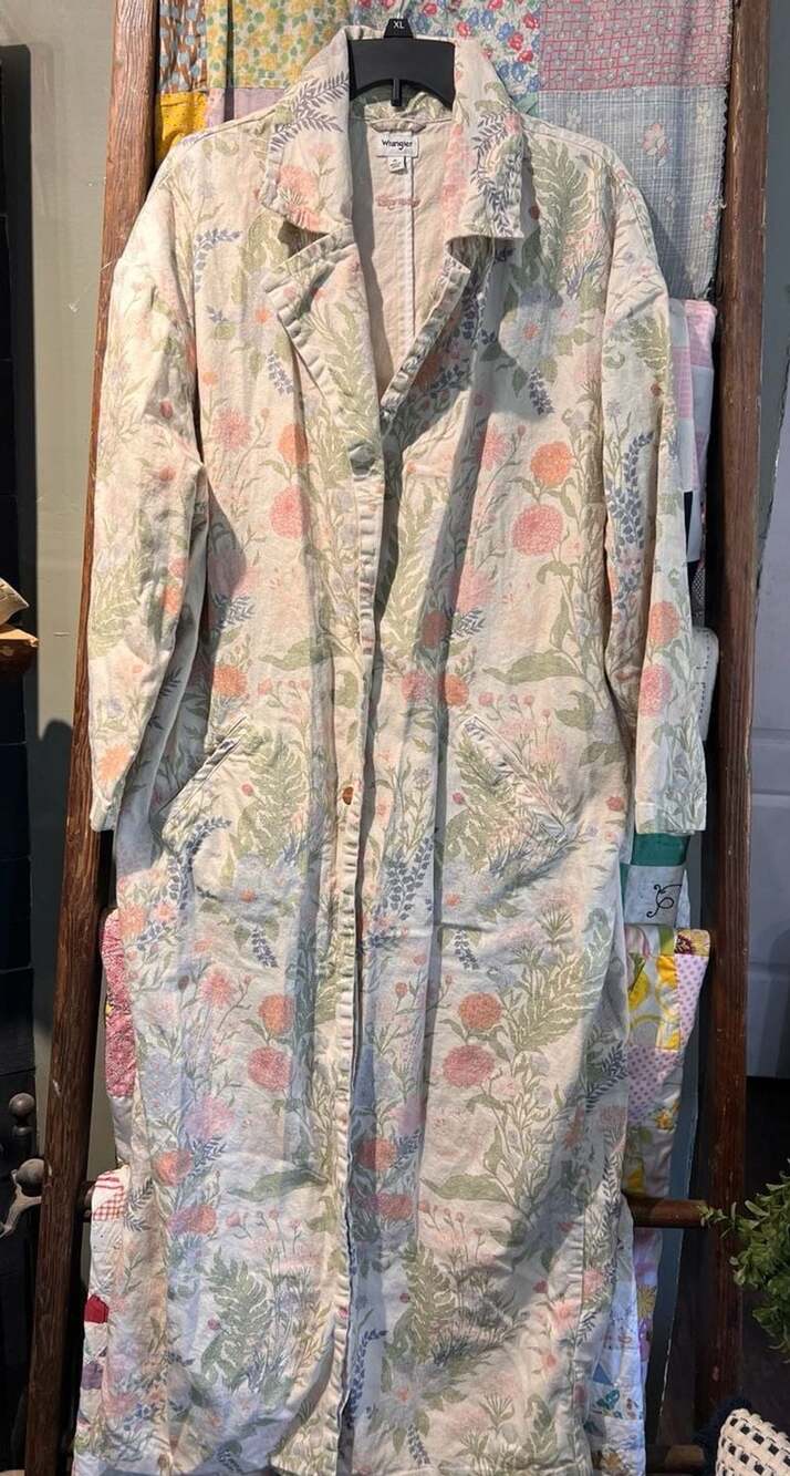 Wrangler Floral Trench Coat